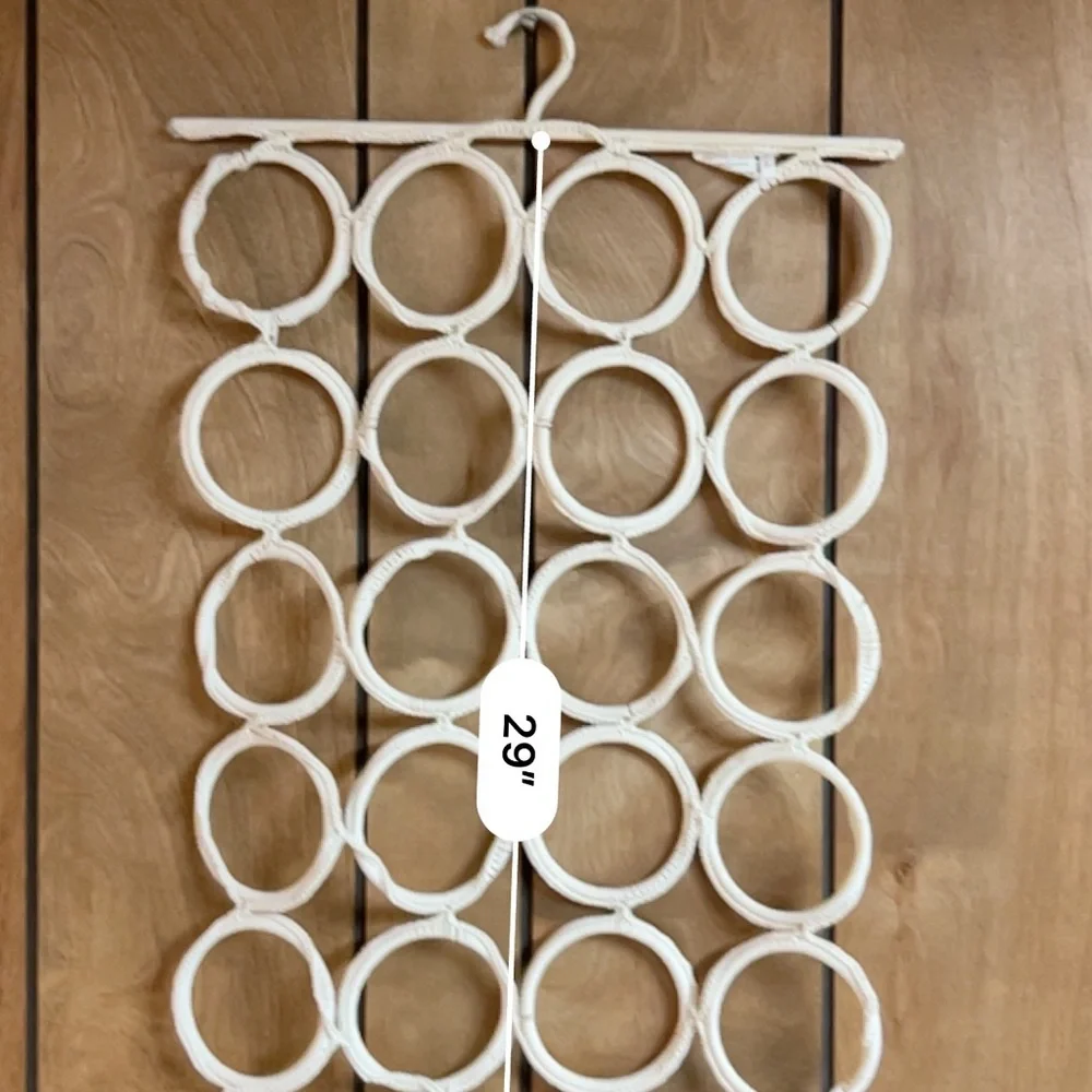 28 Scarf Rack, Shawl Storage Holder Ties Rack Organizer Wardrobe Storage Knit